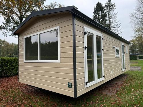 Nieuwe chalet op nieuwe plaats, boscamping Brabant, Caravans en Kamperen, Stacaravans, tot en met 4, Ophalen