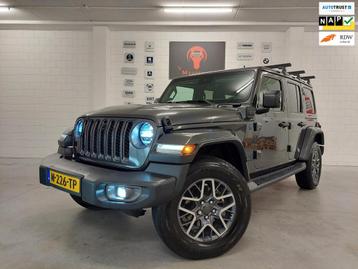 Jeep Wrangler Unlimited 80th Anniversary 4xe 380 | 1 JAAR GA beschikbaar voor biedingen
