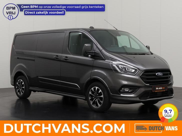 Ford Transit Custom 2.0TDCi Automaat Lang Sport | Leder | Na, Auto's, Bestelauto's, Te koop, ABS, Achteruitrijcamera, Airconditioning