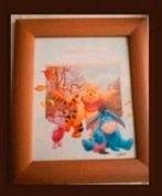 Winnie de Pooh in grenen lijst, Ophalen of Verzenden, Winnie de Poeh of vrienden, Zo goed als nieuw