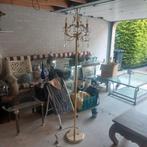 Lamp goudkleurig staand/vloer €35.00, Ophalen, Zo goed als nieuw