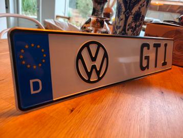 Volkswagen GTI Showplaat / Showroomplaat Duitsland beschikbaar voor biedingen