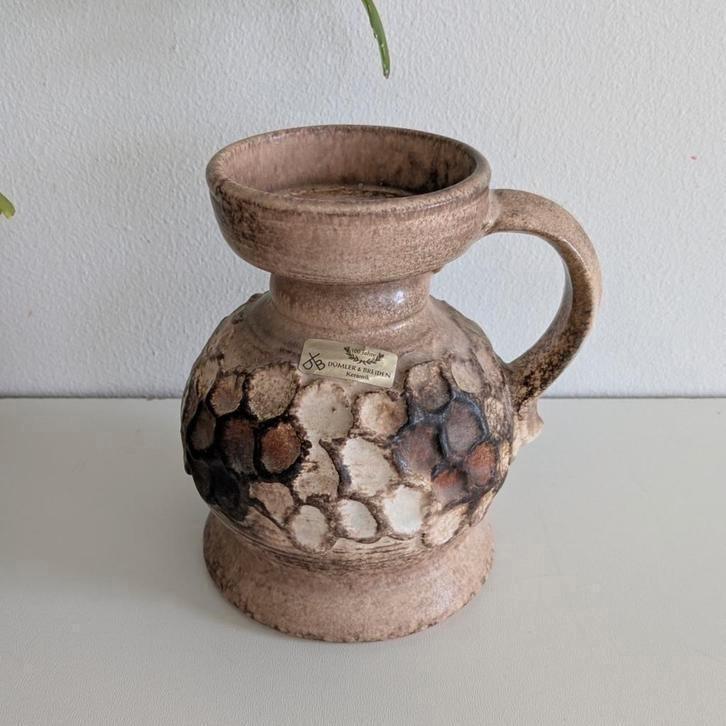 Vintage Dümler Breiden 100 jaar West Germany kandelaar Retro, Antiek en Kunst, Antiek | Keramiek en Aardewerk, Ophalen of Verzenden