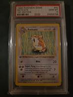 Raticate 1st Edition Shadowless PSA 10, Hobby en Vrije tijd, Verzamelkaartspellen | Pokémon, Ophalen of Verzenden