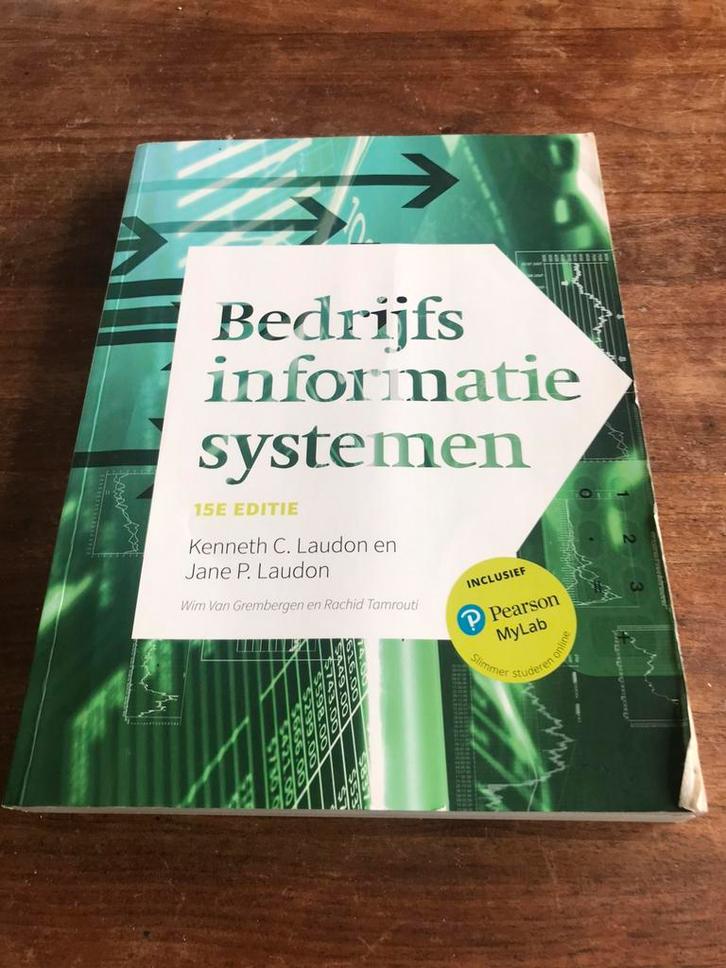 Kenneth C. Laudon - Bedrijfsinformatiesystemen, Boeken, Schoolboeken, Zo goed als nieuw, Nederlands, Overige niveaus, Ophalen of Verzenden