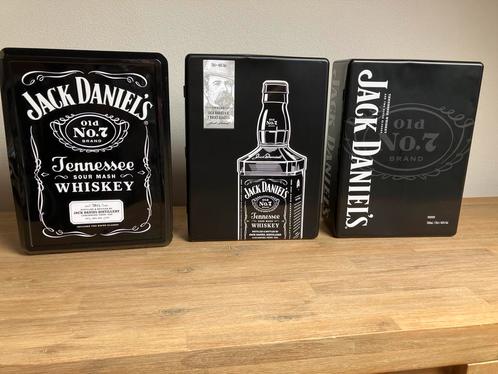 3x Jack Daniel's Geschenkset 0,7L + Glazen in Metal Box, Verzamelen, Overige Verzamelen, Nieuw, Ophalen