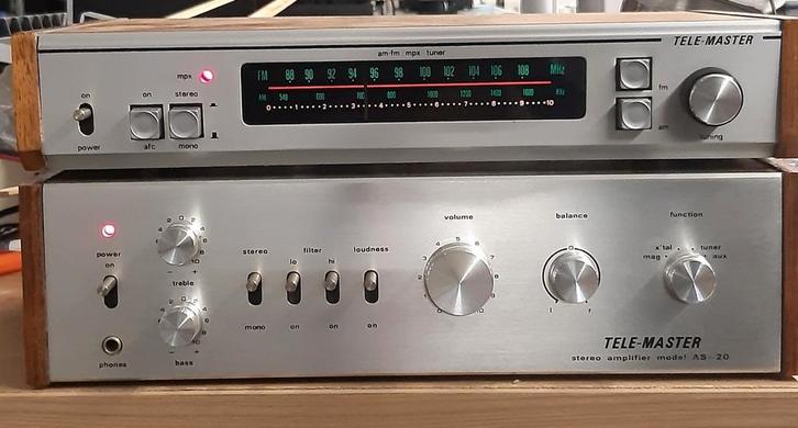 Tele master , tuner en versterker, Audio, Tv en Foto, Professionele Audio-, Tv- en Video-apparatuur, Audio, Ophalen