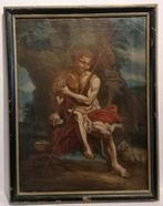 Antiek schilderij op doek, Ophalen of Verzenden
