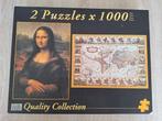 Mona Lisa puzzel 1000 stukjes, Hobby en Vrije tijd, Denksport en Puzzels, Ophalen of Verzenden, Zo goed als nieuw