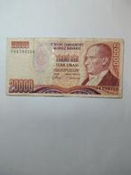 Turkije 20 000 lira, Ophalen of Verzenden, Overige landen