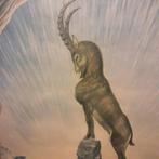 Art poster Steenbok uit de dierenriem van Johfra, Antiek en Kunst, Kunst | Etsen en Gravures, Ophalen of Verzenden