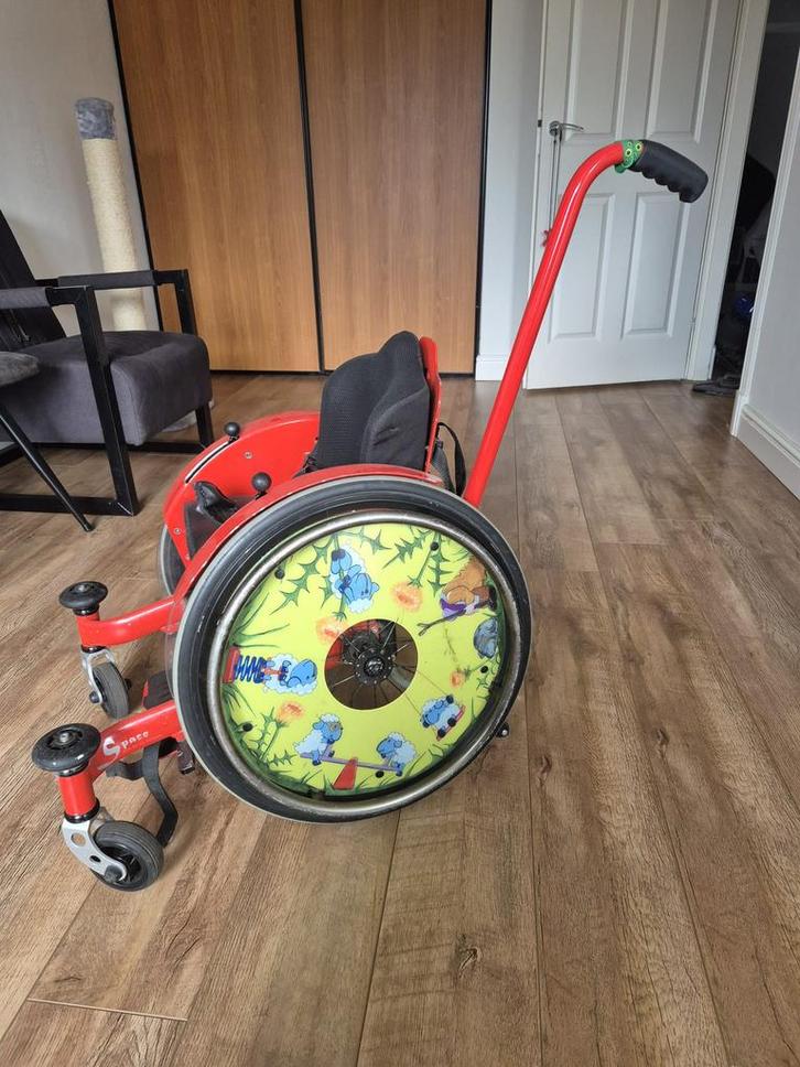 Kinder rolstoel space, Fietsen en Brommers, Fietsaccessoires | Aanhangers en Karren, Gebruikt, Overige typen, Ophalen