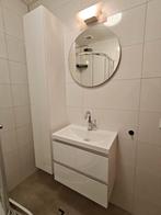 Badkamer set: wastafel, kast & spiegel, Huis en Inrichting, Badkamer | Badkamermeubels, Ophalen, Gebruikt, 50 tot 100 cm, Minder dan 100 cm