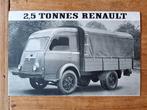 Renault 2,5 Tonnes folder, Ophalen of Verzenden, Renault