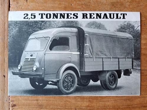 Renault 2,5 Tonnes folder, Boeken, Auto's | Folders en Tijdschriften, Renault, Ophalen of Verzenden