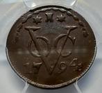 1794 VOC Zeeland Duit PCGS MS62BN, Postzegels en Munten, Munten | Nederland, Ophalen, Vóór koninkrijk, Overige waardes