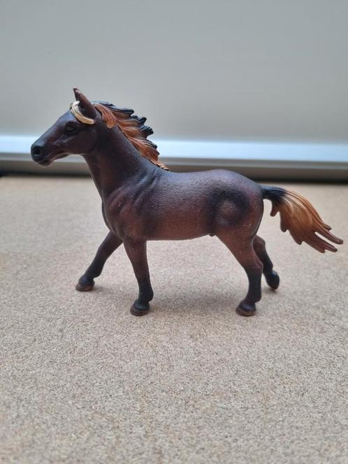 Schleich, 13805 Mustang hengst, Verzamelen, Dierenverzamelingen, Gebruikt, Beeldje of Figuurtje, Paard, Ophalen of Verzenden