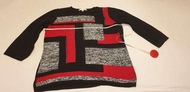 Damestrui ¾ mouw maat: XL merk: Noni B, Kleding | Dames, Truien en Vesten, Zo goed als nieuw, Maat 46/48 (XL) of groter, Zwart