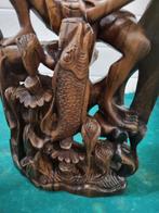 beeld visser indonesisch vintage groot, Ophalen of Verzenden