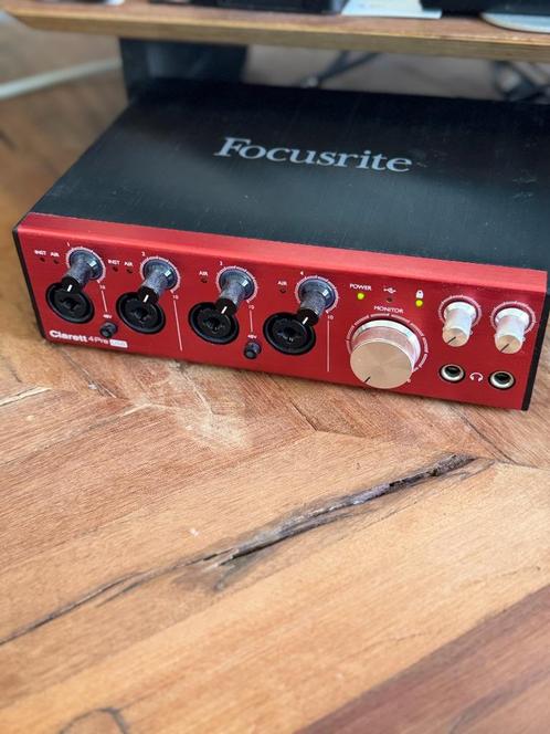 Focusrite Clarett 4Pre USB audio-interface, Computers en Software, Geluidskaarten, Zo goed als nieuw, Extern, Ophalen of Verzenden