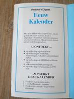 Eeuwig durende Kalender. Leuk om een bepaalde dag te zoeken., Ophalen of Verzenden, Jaarkalender, Nieuw