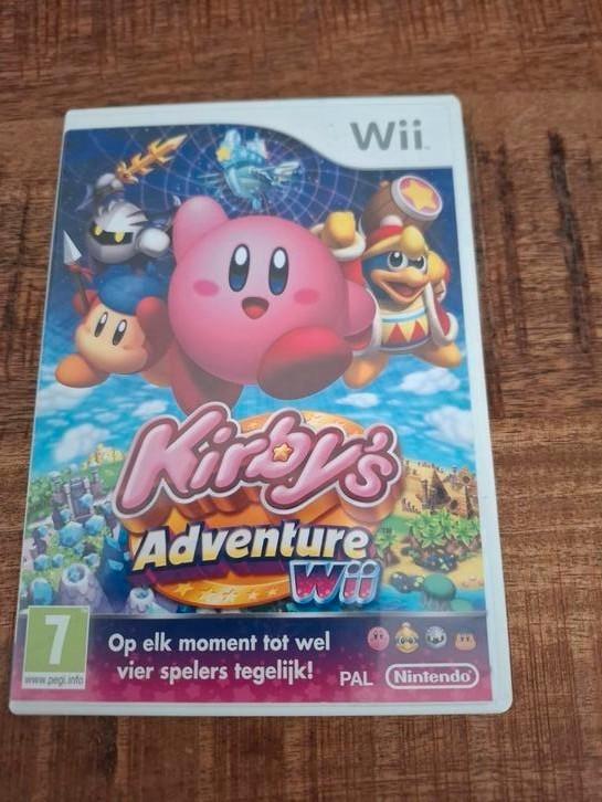 Nintendo wii Kirby s Adventure wii, Spelcomputers en Games, Games | Nintendo Wii, Zo goed als nieuw, Avontuur en Actie, 3 spelers of meer