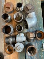 15x Verzinkt galvaniseerd fitwerk restant TUPY etc etc, Ophalen of Verzenden, Gebruikt