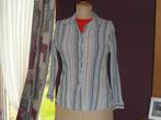 blauwe gestreepte blouse, Ophalen of Verzenden, Zo goed als nieuw, Maat 38/40 (M)
