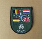 embleem MND  ( 1994 - 2002 ), Verzamelen, Militaria | Algemeen, Embleem of Badge, Nederland, Ophalen of Verzenden, Landmacht