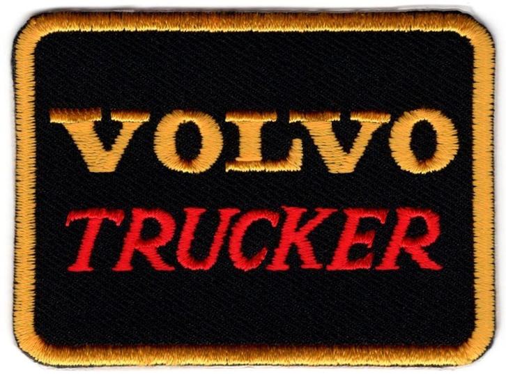 Volvo Trucker stoffen opstrijk patch embleem #5, Verzamelen, Automerken, Motoren en Formule 1, Nieuw, Auto's, Ophalen of Verzenden