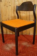 Retro stoel design Pastoe eetkamerstoel brutalist buro chair, Ophalen, Hout, Gebruikt, Bruin
