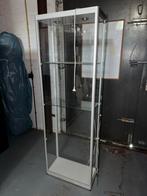 Vitrinekast - Defecte verlichting, mist plank, Huis en Inrichting, Ophalen, Minder dan 50 cm, Gebruikt, Glas