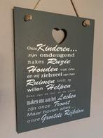 Spreuk/ tekst bord, Ophalen of Verzenden, Zo goed als nieuw
