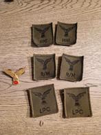 Leger militair schouder badge helikopter luchtvaart, Ophalen of Verzenden, Luchtmacht, Nederland, Embleem of Badge
