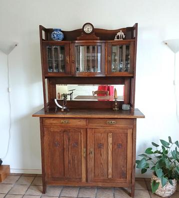 Antieke Art Deco buffetkast servieskast beschikbaar voor biedingen
