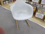 witte kuipstoel - schommelstoel, Metaal, Wit, Zo goed als nieuw, Eén