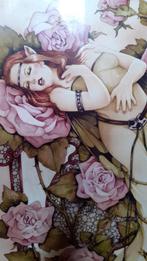 Fantasy keramiek tegel gesigneerd Linda Ravenscroft, Boeken, Ophalen of Verzenden, Linda Ravenscroft