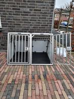 Rvs hondenkennel : auto-kooi Opel Astra, Ophalen, Zo goed als nieuw, Hondenkennel