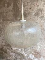 Doria Leuchten hanglamp glazen bol , jaren 70, Huis en Inrichting, Lampen | Hanglampen, Gebruikt, Ophalen of Verzenden, Glas, Minder dan 50 cm
