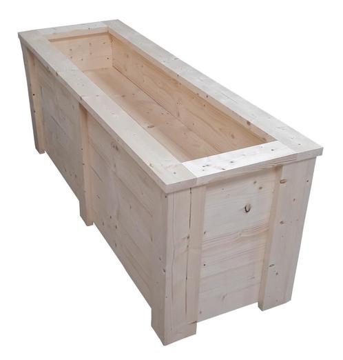 Plantenbak steigerhout bouwpakket, Tuin en Terras, Bloembakken en Plantenbakken, Nieuw, Hout, Tuin, 60 cm of meer, 100 cm of meer