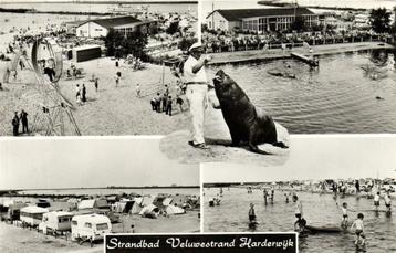 Strandbad Veluwestrand Harderwijk - 5 afb - 1964 gelopen beschikbaar voor biedingen