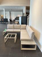 Robuuste hoekloungeset, Tuin en Terras, Tuinsets en Loungesets, Ophalen, 4 zitplaatsen, Bank, Aluminium