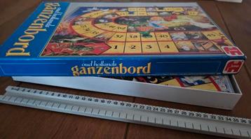 Oud Hollands Ganzenbord spel- compleet- Ook Verzenden 