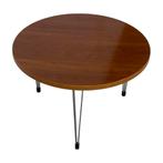 Vintage ronde salontafel design fritz hansen stijl, Vintage, Vintage, Ophalen, Vintage