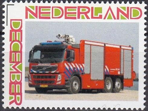 Nederland- Persoonlijke- Brandweer- Auto 1- Decemberzegel P, Postzegels en Munten, Postzegels | Nederland, Postfris, Na 1940, Verzenden