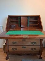 Mooi afgewerkt eikenhouten bureau, Ophalen, Gebruikt