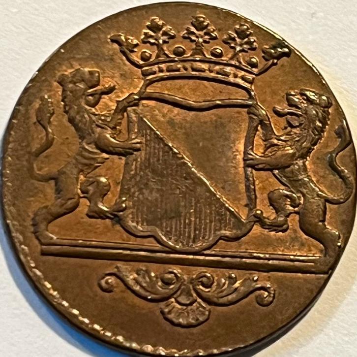 Stad Utrecht duit 1785 topkwaliteit!, Postzegels en Munten, Munten | Nederland, Losse munt, Overige waardes, Vóór koninkrijk, Ophalen of Verzenden