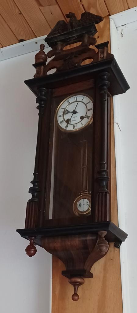 Antieke duitseklok met adelaar, Antiek en Kunst, Antiek | Klokken, Ophalen