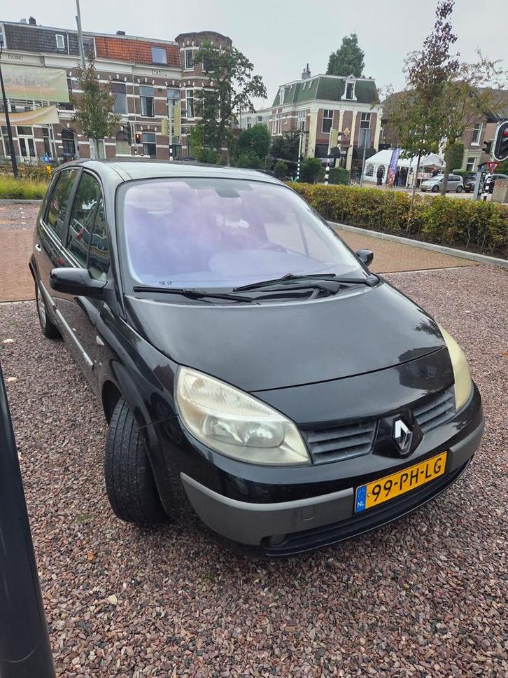 Renault Scénic 2.0 16V 99KW Autcom AUT Euro3 2004 Zwart, Auto's, Renault, Particulier, Scénic, Benzine, D, MPV, Automaat, Origineel Nederlands