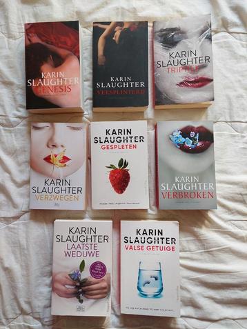 Karin Slaughter Boeken (8 stuks) beschikbaar voor biedingen